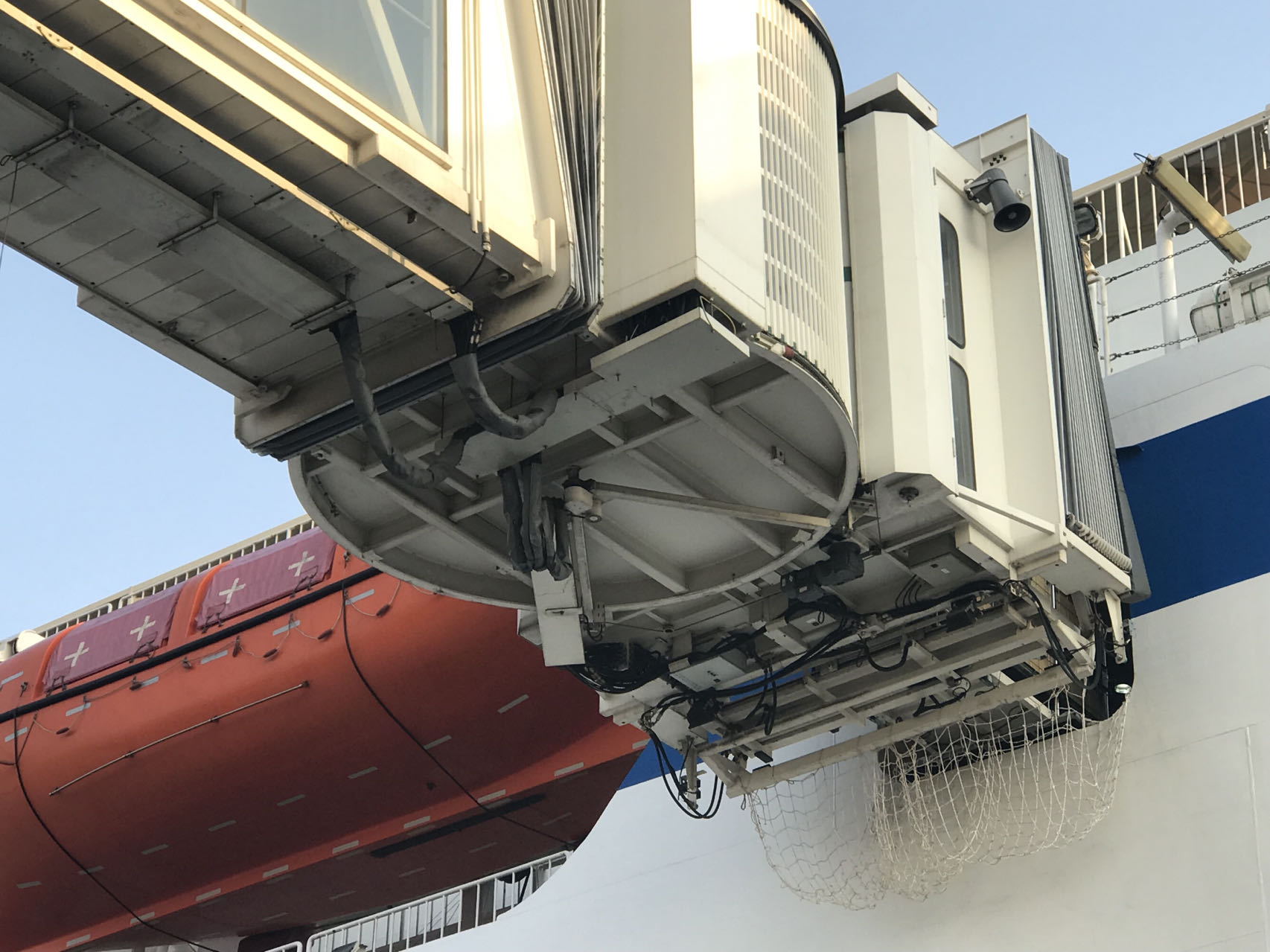 Separation of pedestrians and vehicles to improve efficiency